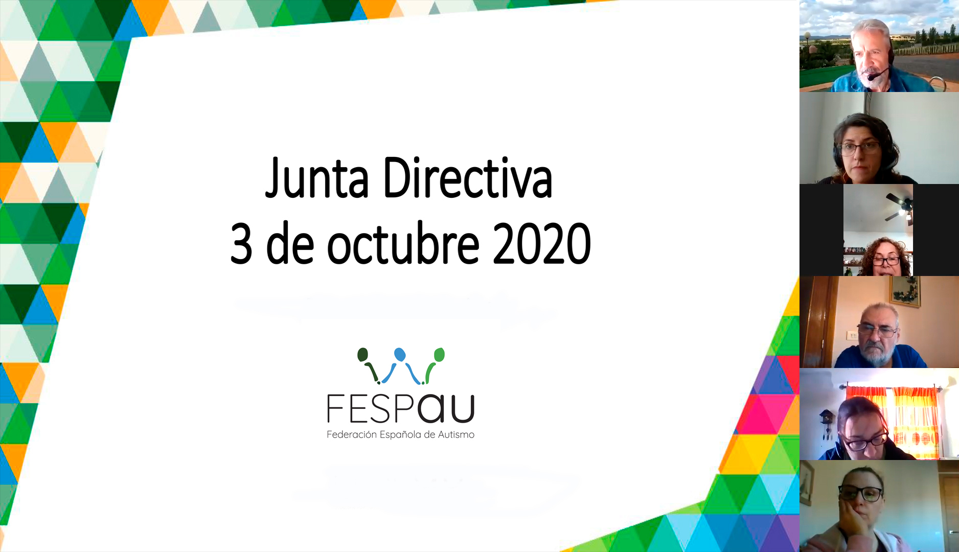 Reunión de la Junta Directiva de FESPAU