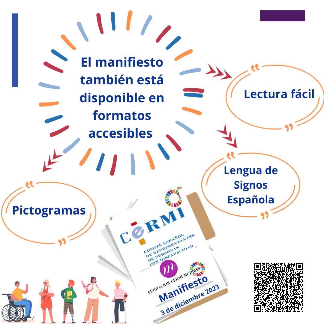 Manifiesto del CERMI con motivo del 3 de diciembre de 2022, Día Internacional y Europeo de las Personas con Discapacidad