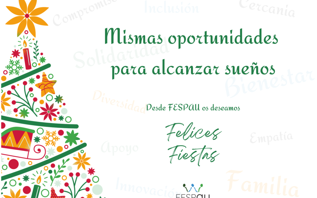 FESPAU te desea felices fiestas.