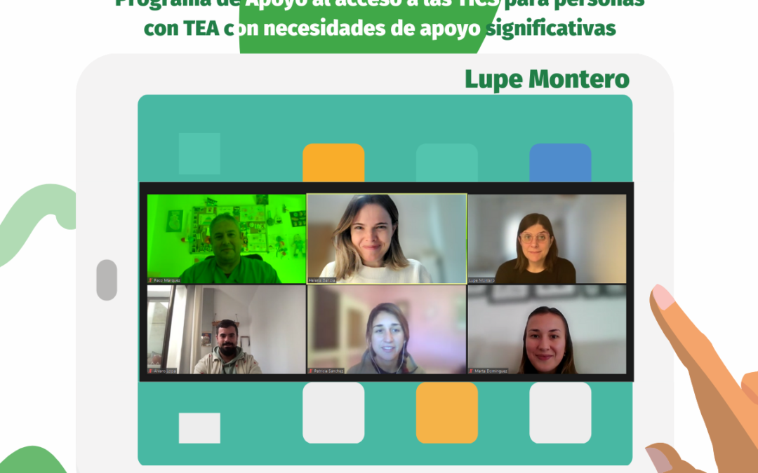 Comienza nuestro programa de Tecnologías de la Información y Comunicación TIC  TAC para personas con autismo con más necesidades de apoyo.